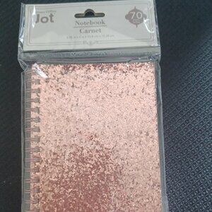 NEW Jot Notebook Journal  4.25 in x 6 in Pink Glamour Sparkly